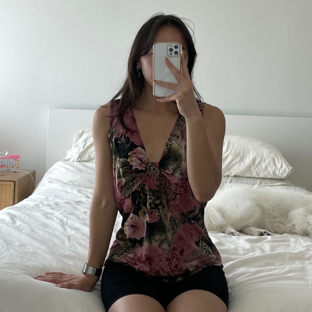 Vintage floral blouse
